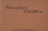 Radio Talks - Unity In Diversity: Works of W. Carl … TALKS A series of short sermons delivered over RADIO STATION WTMV (1490) on Sunday afternoons, Nov. 7, 1943, to Jan. 23, …