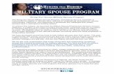 ONE PAGER- HOH Military Spouse Program · PDF file · 2015-02-25Title: Microsoft Word - ONE PAGER- HOH Military Spouse Program .docx Author: Noreen O'Neil Created Date: 20140911193928Z