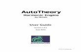 User Guide CV Outputs ... 8 AutoTheory User Guide © 2013 Pitchblende Chord Modifiers Also represented in the Chord Generator piano display are the Chord …