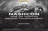 NASHCON · PDF fileNASHCON AGE OF SIGMAR ... prayers, etc. must be included on ... example, if models in a Liberator unit have Sigmarite Hammers and a Grand Hammer,