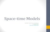 Space-time Models - FMIPA Personal Blogs / ITBpersonal.fmipa.itb.ac.id/utriweni/files/2015/01/Materi-2.6.-Space... · Kekhasan model space-time Matriks Bobot dan Orde Spasial Sistem