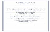 Founded 11994 PAULSON - The Wall Street Journalonline.wsj.com/public/resources/documents/johnpaulson.pdfFounded 11994 Statement of John ... Hedge funds, together with real ... Several