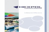 HEXPOL - hpc-hq.com HEXPOL PROSPEKT... · HEXPOL Rubber Compounding is a leading developer and manufacturer of advanced, high-quality rubber compounds by using innovative processes