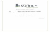RFQ Goods and Services - City of Surrey | City of Surrey 2016-042 Design, Supply and...RFQ #1220-040-2016-042 for Design, Supply and Installation of Sunshade Design Build Services: