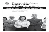 Reasonable Cause Regulations Requirementscokalataxgroup.com/files/Publication_1586... · Reasonable Cause Regulations & Requirements for ... The response page and the payment slip