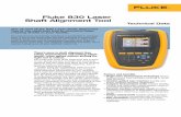 Fluke 830 Laser Shaft Alignment Tool - Farnell · PDF fileThe all new Fluke 830 Laser Shaft Alignment Tool is the ideal test tool to precision-align ... • Dynamic machine tolerance