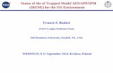Status of the of Trapped Model AE9/AP9/SPM (IRENE) for …wrmiss.org/workshops/nineteenth/Badavi.pdf ·  · 2014-09-03Francis F. Badavi (NASA Langley Radiation Team) Old Dominion