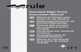 Standard Bilge Pump Instruction  · PDF fileStandard Bilge Pump Instruction Manual 8 Disconnect power from the system before working ... 3700 3700 (14006) 2900 (10977) 2450 (9274)