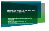 ENERGY PARTNERSHIPS PROGRAM (EPP) - ieso.ca · PDF file · 2017-08-25ENERGY PARTNERSHIPS PROGRAM (EPP) ... The Energy Partnerships Program Remote Projects Development Rules ... a