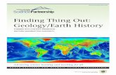 Finding Thing Out: Geology/Earth History - TWSSPtwssp.wikispaces.com/file/view/Summer2012EarthHistory.pdf · Geology/Earth History! ... microfossils formed (blue- ... EXPERIMENT 2: