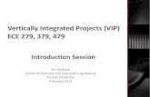 Vertically Integrated Projects (VIP) ECE 279, 379, 479 · PDF fileVertically Integrated Projects (VIP) ECE 279, 379, 479 Introduction Session Jan Allebach School of Electrical and