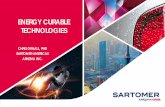 Energy Curable Technologies - SEMI.ORG Christ...ENERGY CURABLE TECHNOLOGIES CHRIS ORILALL, PHD SARTOMER AMERICAS. ARKEMA INC. OUTLINE Advantages of UV/EB Curing Energy Sources (UV