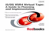 Front cover i5/OS V5R4 Virtual Tape - IBM Redbooks V5R4 Virtual Tape: A Guide to Planning ... 7.9 Parameters available only from Navigator ... Appendix B. Sample command language ...