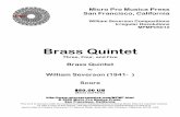 Brass Quintet - · PDF fileB? # # b b c c c c c Trpt. 1 in Bb Trpt. 2 in Bb Horn in F Trombone Tuba Allegretto hÈ¦¼ P p p Ï ß Ï > j Ï.Ï 3 Î ú > #Ï nÏÏ 3! ú > Trpt. 2