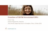 Creation of SDTM Annotated CRFs - PhUSE Wiki. Creatio… ·  · 2015-11-23Creation of SDTM Annotated CRFs . Agenda 2 ... IDs/Page No in a Excel spreadsheet for adding bookmarking