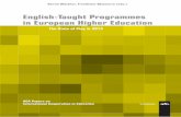 Bernd Wächter, English-Taught Programmes in European ... · PDF fileBernd Wächter, Friedhelm Maiworm (eds.) English-Taught Programmes in European Higher Education The State of Play