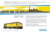 Atlas Copco Portable Energy compressors - uri.it 476 Depliant eng.pdf · Atlas Copco compressors deliver high levels of pressure in the most efficient way – with the right capacity,