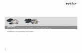 Wilo BLZ Block Line Stainless Steel Closed Coupling · PDF fileBlock Line Stainless Steel Closed Coupling Pump ... The associated forces may cause failure of ... pump from freezing