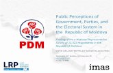 Public Perceptions of Government, Parties, and the ...imas.md/pic/uploaded/Public perceptions in Republic of Moldova_May... · Public Perceptions of Government, Parties, and the Electoral