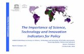 The Importance of Science, Technology and Innovation ... · PDF fileThe Importance of Science, Technology and Innovation ... engineering research and technology development ... Do