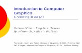 Introduction to Computer Graphics - CAIG Labcaig.cs.nctu.edu.tw/course/CG07/Lectures/CG_5_ViewingA_S07.pdfIntroduction to Computer Graphics 5. Viewing in 3D (A) National Chiao Tung
