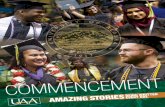 COMMENCEMENT - University of Alaska Anchorage · PDF fileHigher Education. All degrees and ... While in these positions, she continued her work in helping ... residents into public
