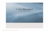 Samsung SyncMaster T240 Monitor User Guide Manual ... · PDF fileWhen cleaning the monitor case or the surface of the TFT-LCD screen, wipe with a slightly moistened and soft fabric.