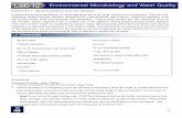 Environmental Microbiology and Water Quality · PDF file171 Environmental Microbiology and Water Quality Experiment 1: Bacteria Isolation from Soil Samples A typical soil sample has