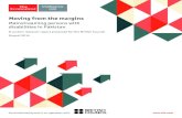 Moving from the margins - British Council - Pakistan · PDF fileMoving from the margins ... The report sets out the case for genuinely inclusive education in Pakistan. ... social institution