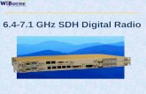 6.4-7.1 GHz SDH Digital Radio - WiBorne Inc. · PDF fileSuper SkyLink Digital Microwave Radio • IDU Interface ... all node statistics and alarm reports. ... (10-6 BER) -70dBm (10-3