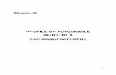 C3-Profile of AI & Car manufacturersshodhganga.inflibnet.ac.in/bitstream/10603/33363/9/09_chapter 3.pdf · PROFILE OF AUTOMOBILE INDUSTRY & CAR MANUFACTURERS: The automobile sector