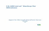 CA ARCserve® Backup for Windows ARCserve Backup r16-ENU... · Added Backing Up SharePoint 2010 Systems chapter. ... Microsoft SharePoint Server Support Matrix ... Set Access Permission