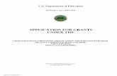 APPLICATION FOR GRANTS UNDER THE - US  · PDF fileAPPLICATION FOR GRANTS UNDER THE CHARTER SCHOOLS PROGRAM ... Revision * 3. Date Received: ... Bridgeport, Hartford and New