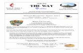 JUNE 2017 THE WAY - East Fairfield United Methodist … 2017 THE WAY VOLUME 43 - NUMBER 6 EAST FAIRFIELD PUBLISHED MONTHLY UNITED METHODIST CHURCH “Working, playing, and …