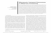 Microscale Transport Phenomena in Materials …soe.rutgers.edu/~jaluria/micro_jht.pdfand characteristics of the product, rate of production, cost, process feasibility, and process