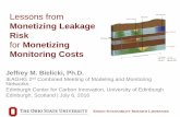 Monetizing Leakage Risk - IEAGHGieaghg.org/docs/General_Docs/2modmon_pres/4.3 Jeffrey Bielicki... · Simulating horizontal and vertical fluid migration ... Some lessons from monetizing