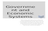 Government and Economic Systems · Web viewcxcb Government and Economic Systems Government and Economic Systems Government and Economic Systems This session will help you to review