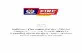 Automatic Fire Alarm Service Provider Computer Interface ... · PDF fileDecember 2013 July 2017 Version 1.6 Automatic Fire Alarm Service Provider Computer Interface Specification for