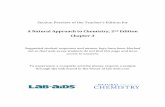 A Natural Approach to Chemistry, 2nd Edition · PDF fileA Natural Approach to Chemistry, 2nd Edition ... • What happens when ice melts? ... Assignments Section 3.1 “Temperature”