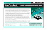 NEW PRODUCT BRIEF ComPack Family Compact Package with ... · PDF fileComPack Family... Compact Package with highest power ... First products are phase-legs with varying topologies