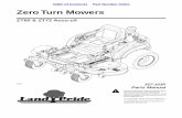 Zero Turn Mowers - Land Pride ZT60 & ZT72 Accu-z® Zero Turn Mowers 357-103P 08/04/16 Table of Contents Part Number Index Table of Contents. 6