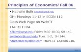 Principles of Economics/ Fall 06 - courses.ucsd.educourses.ucsd.edu/syllabi/FA06/568609.pdfEcon 3 focuses on macroeconomics-Part VI is an introduction to the main macroeconomic issues,