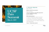 UCSF PAIN SUMMIT 2015 5/8/15 - UCSF Dept of Anesthesia · PDF fileUCSF PAIN SUMMIT 2015 5/8/15 ... • Inguinal Herniorrhaphy ... A transition plan should occur with the PCP or pain