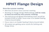 HPHT Flange Designmycommittees.api.org/standards/ecs/sc6/Meeting Materials/2017/2017... · HPHT Flange Design Since the summer meeting: • Met five (5) times since summer meeting