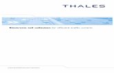 Electronic toll collection - Thales Group · PDF fileWith technological progress, these systems have evolved towards electronic toll collection, allowing traffic to flow more smoothly