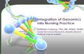 Integration of Genomics into Nursing Practice · PDF file · 2014-10-30Most require only a saliva sample ! ... Journal of Nursing Scholarship, 45, 1-2. ... Integration of Genomics