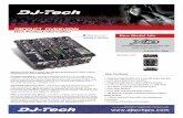 X10 - Product Overview - djtechprousa.com - Product Overview.pdf · Welcome to the X10, a brand new compact professional DJ Mixer with an integrated 4-in, 4-out USB interface. On-Board