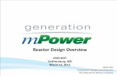 Reactor Design Overview - UxC Specific/mPower/Presentations/2012... · Reactor Design Overview ANSI-NIST Gaithersburg, MD ... public acceptance ... Once-Through Steam Generator 3.