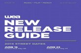 NEW RELEASE GUIDE - Warner Music Group RELEASE GUIDE ISSUE 13 JUNE 16 Orders Due May 20 ... Tomita, Jean-Michel Jarre, and Vangelis, new wave music of the non-spiky variety, and obscure