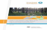 Water in the Western Cape region of the Gulf of ... · PDF fileWater in the Western Cape region of the Gulf of Carpentaria Drainage Division ... the anticipated impacts of climate